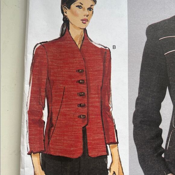 Uncut Vogue Sandra Betzina Uncut Jacket Sewing Pattern V1418 All Sizes - Picture 4 of 9